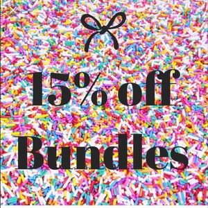 15% off when you bundle 2 or more
